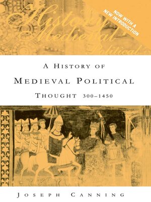 cover image of A History of Medieval Political Thought